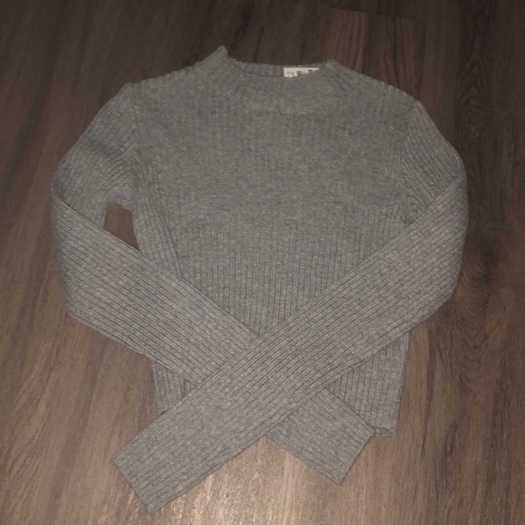 BRANDY MELVILLE gray knitted sweater - Picture 1 of 4